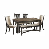 Tyler Creek 6Pc Dining Set in Two-Tone with Arm Chairs | Signature Design by Ashley